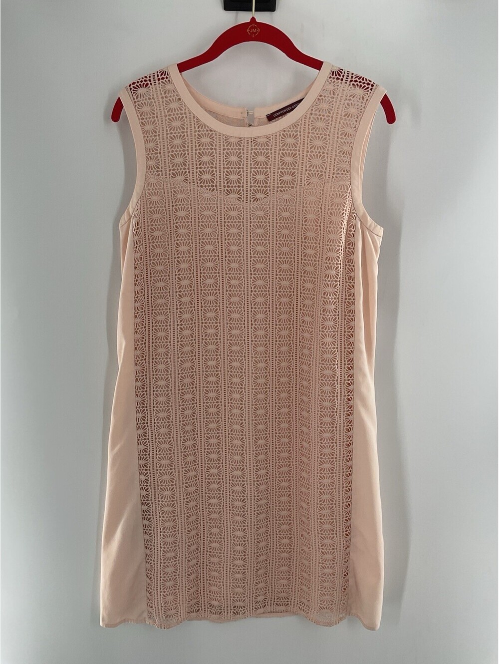 Comptoir Des Cotonniers Women’s Light Peach Colored Dress Small 035